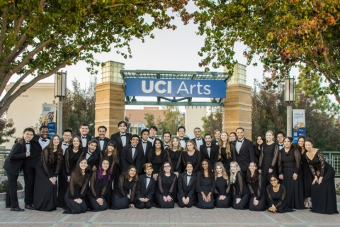 Group of people in black