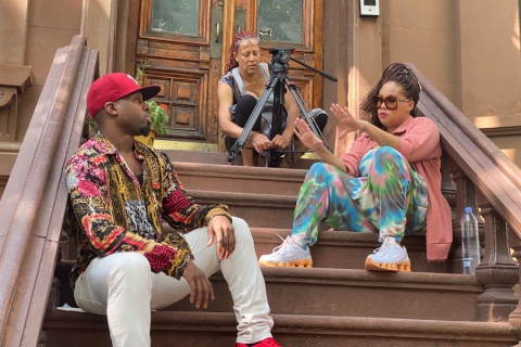 Victor Lewis, Ariyan Johnson, Leslie Saltus Evans