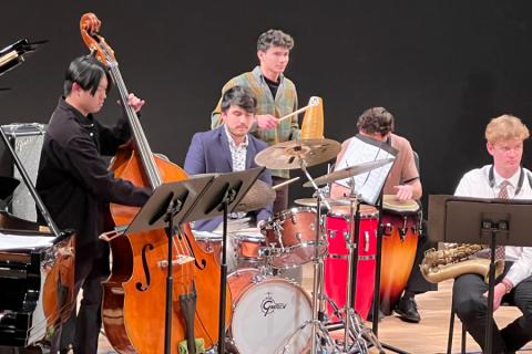 Jazz combo musicians